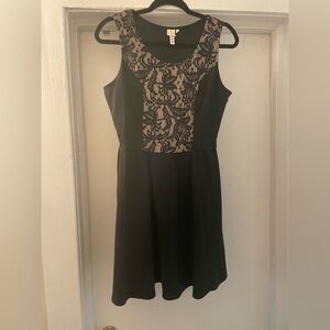 Three Hearts Black Mini dress‎ size XL